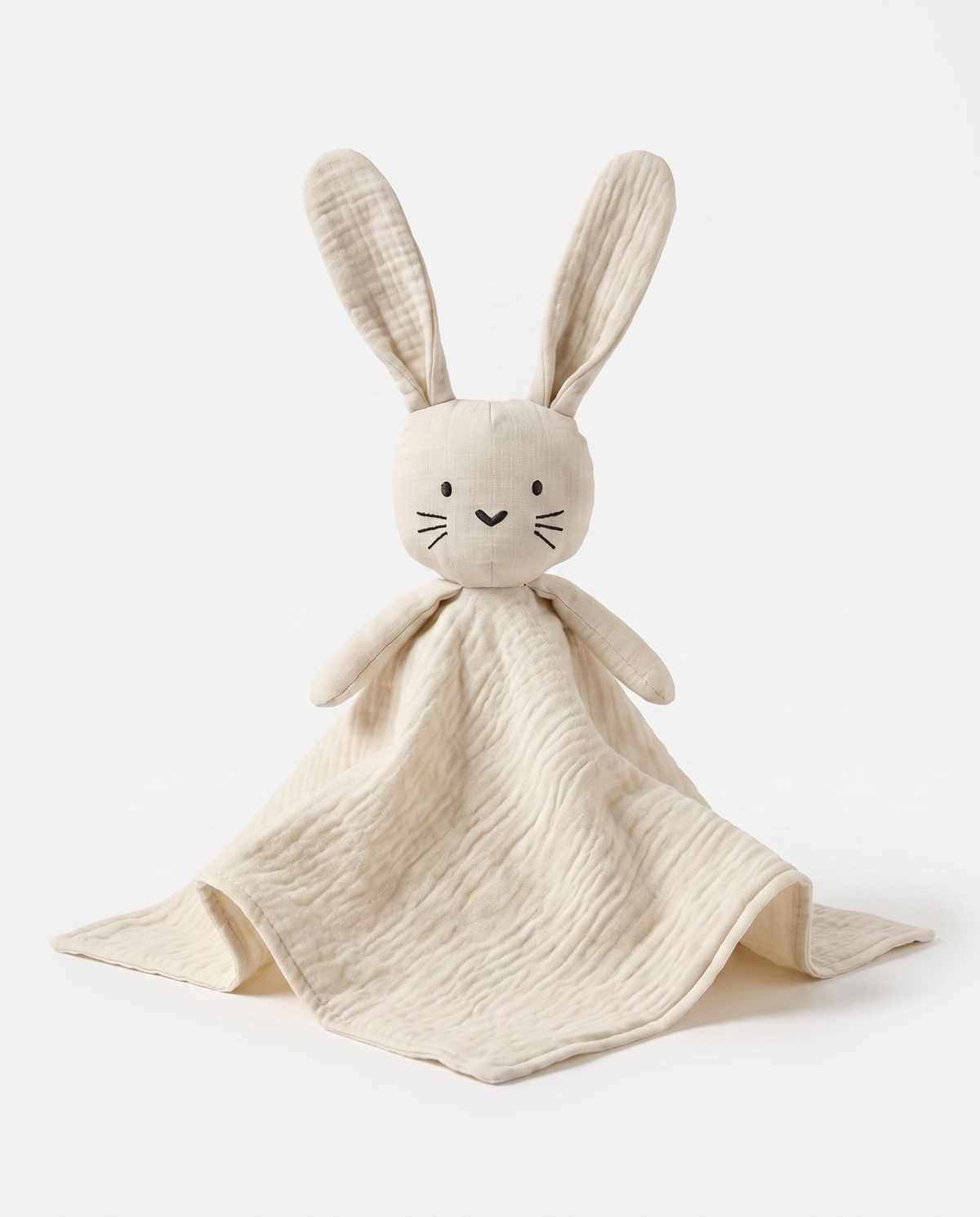 doudou lapin sorbet à la poire le rêveur mousseline coton bio