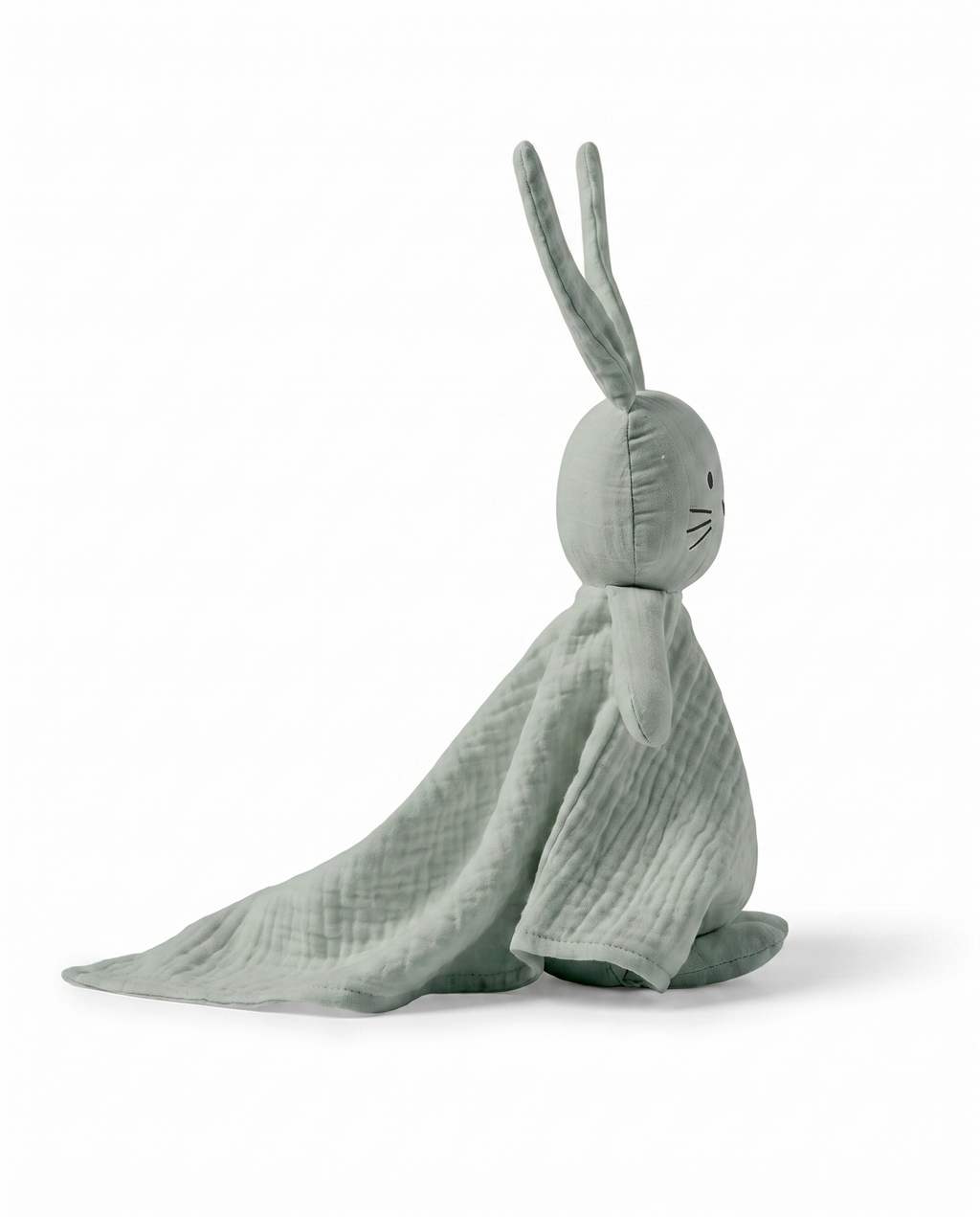 doudou lapin profil texture mousseline le discret