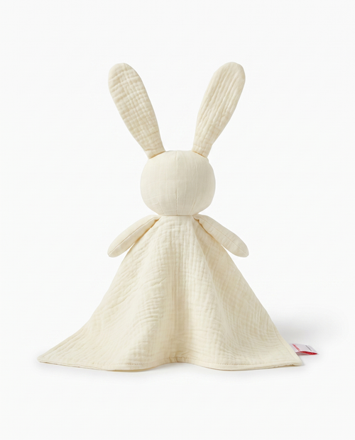 doudou lapin dos finition coton bio la douce