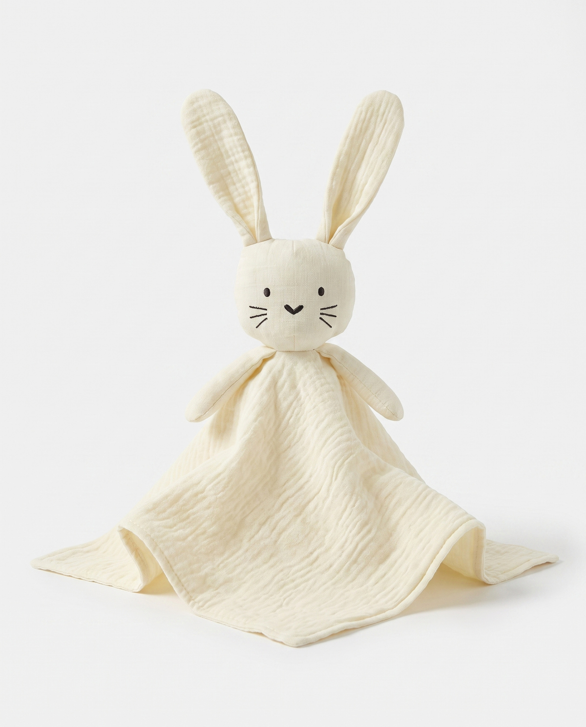 doudou lapin la douce crème nuage face