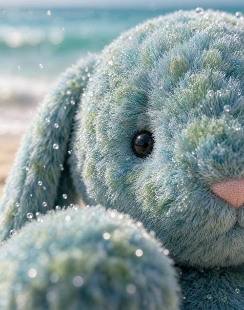 peluche-lapin-perle-gros-plan
