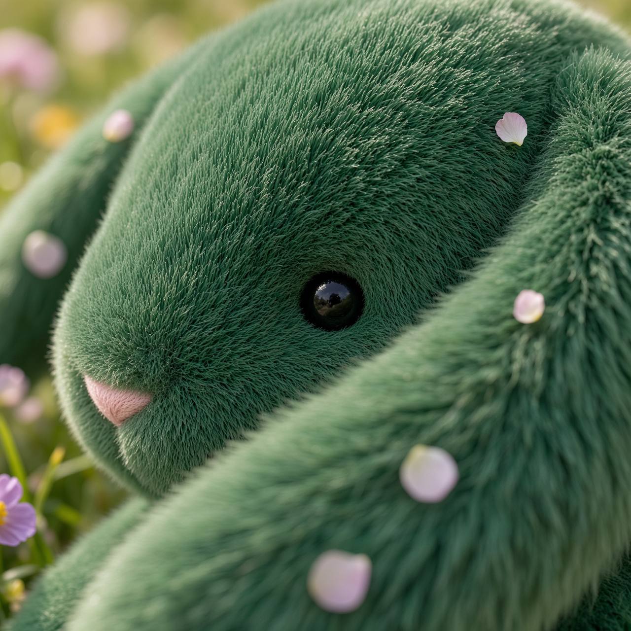 peluche-lapin-pistache-gros-plan